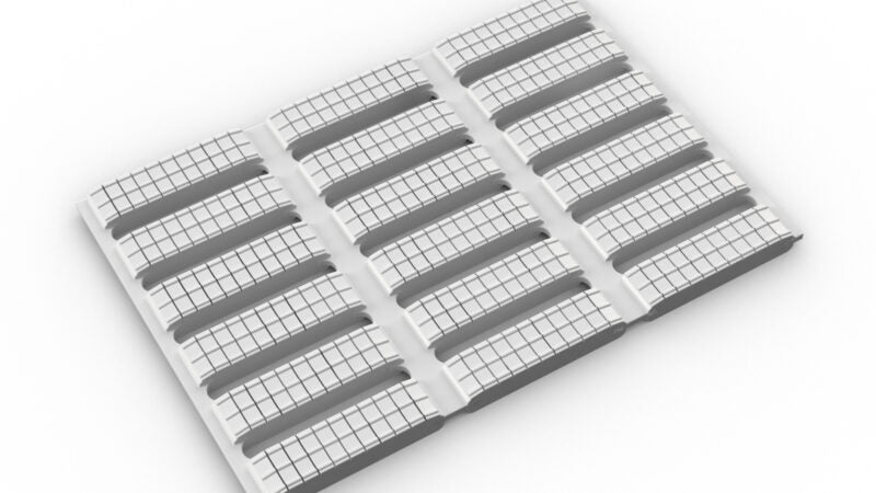 Lavender WetAreaMax Safety Floor Mat - Anti-Slip Lightweight Grid Roll