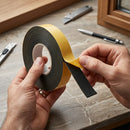 2mm Self-Adhesive EPDM Sponge Rubber Strip Roll – Waterproof Closed Cell Foam Seal for Doors, Windows, Weatherproofing, Cushioning & Vibration Damping