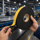 4mm Self-Adhesive EPDM Sponge Rubber Strip Roll – Waterproof Closed Cell Foam Seal for Doors, Windows & Industrial Applications