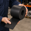 Solid SBR Rubber Strip Roll – Heavy Duty Flexible Rubber Strip for Sealing, Gaskets, Packing, Vibration Damping & Industrial Applications