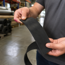 5mm Thick Solid SBR Rubber Strip – Black Heavy Duty Rubber Roll for Sealing, Gaskets & Cushioning (5m)