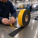 3mm Self-Adhesive EPDM Sponge Rubber Strip Roll – Waterproof Closed Cell Foam Seal for Doors, Windows & Industrial Applications