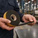 6mm Self-Adhesive EPDM Sponge Rubber Strip Roll –Closed Cell Waterproof Foam Seal
