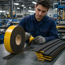 3mm Self-Adhesive EPDM Sponge Rubber Strip Roll – Waterproof Closed Cell Foam Seal for Doors, Windows & Industrial Applications