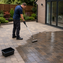 Dark Olive Green Block Paving Sealer – Clear Satin Acrylic Driveway & Patio Sealer, 5kg