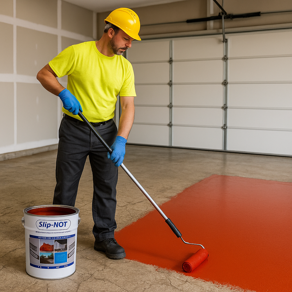 Rosy Brown Industrial Garage Floor Paint 10L Paint PU150 For Showroom And Factory