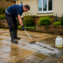 Cement, Grout & Salt Residue Remover | Powerful Tile & Stone Cleaner for Indoor & Outdoor Surfaces