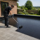 Dark Gray Liquid Rubber Waterproof Coating | One Coat Roof Leak Repair & Waterproof Sealant
