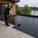 Dark Gray Liquid Rubber Waterproof Coating | One Coat Roof Leak Repair & Waterproof Sealant