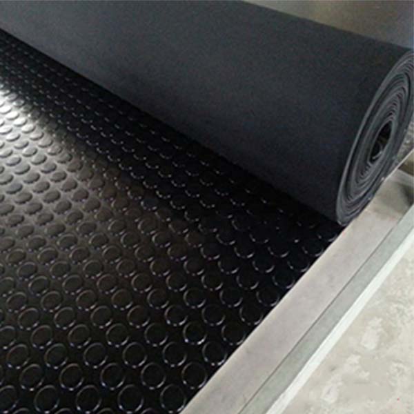 Dark Slate Gray Round Dot Rubber Kennel Flooring for Enhanced Grip and Comfort