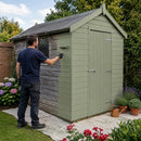 Dark Sea Green Premium Shed Paint – One-Coat Exterior Wood Paint for Sheds, Fences & Garden Buildings
