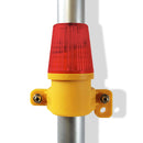Firebrick Heavy-Duty Site Safety Lamp – Side-Mount | Flashing & Steady Modes | Impact-Resistant | IP54 Weatherproof