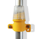 Goldenrod Heavy-Duty Site Safety Lamp – Side-Mount | Flashing & Steady Modes | Impact-Resistant | IP54 Weatherproof