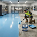Cadet Blue High Build Epoxy Garage Floor Paint – Heavy Duty Two-Part Resin Floor Coating