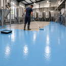 Cornflower Blue Heavy Duty Brewery Floor Coating – Solvent-Free Two-Part Epoxy Paint for Concrete Floors