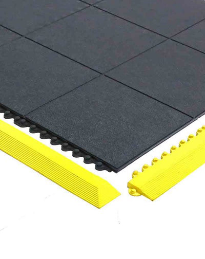 Dark Slate Gray Heavy Duty Safety-Tested Black Playground Tiles for Play Areas