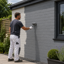 Dim Gray Masonry Paint | Exterior Wall Paint for Brick, Render, Stone & Concrete | Weatherproof Matt Masonry Coating