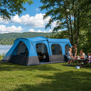 16 Person Waterproof Family Camping Tent with Room Dividers, Rainfly & Storage Pockets | Large Group Tent 680 x 510 x 210 cm