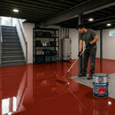 Dark Red Double Garage Epoxy Floor Paint Bundle – High Gloss Heavy Duty Garage Floor Coating Kit