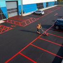 Dark Slate Gray Car Park Line Marking Paint – Rapid Cure Polyaspartic Road & Floor Marking Coating for Concrete, Tarmac & Asphalt