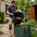 Black Flexi Tub 42L Heavy Duty Mixing Tub | Flexible Builders Tub with Handles | 100kg Load Capacity