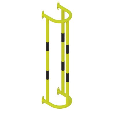 Beige Heavy-Duty Wall-Mounted Column & Pipe Protector – Steel Impact Shield for Pipes, Pillars & Conduits