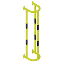 Beige Heavy-Duty Wall-Mounted Column & Pipe Protector – Steel Impact Shield for Pipes, Pillars & Conduits