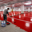 Dark Red Car Park Decking System – Heavy Duty Polyurethane Resin Floor Coating for Car Parks, Vehicle Storage & Industrial Decking