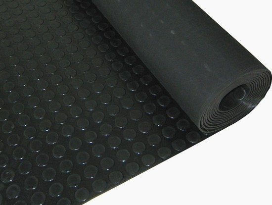 Dark Slate Gray Round Dot Rubber Kennel Flooring for Enhanced Grip and Comfort