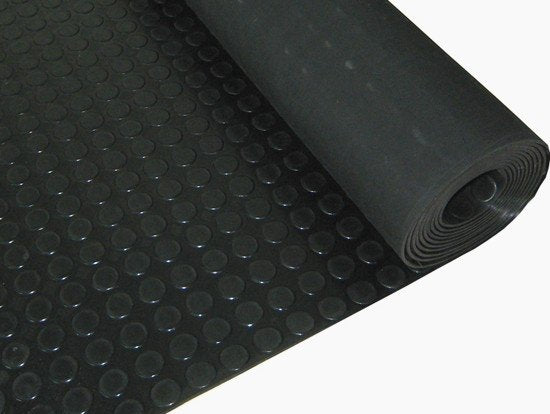 Dark Slate Gray Round Dot Rubber Kennel Flooring for Enhanced Grip and Comfort