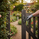 Dark Slate Gray Premium Medium Butterfly 180 x 165mm - Grey Iron, 5mm Thickness, Care Instructions