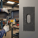 Dark Slate Gray Premium Slotted Fixing Lug 30 x 55 x 5mm Thick - Heavy Duty Fastening Solutions - High-Quality Professional Grade for Industrial and Commercial App...