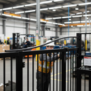 Black Premium 30 x 30mm Plain Box Section Sweep with 2500mm Length and 500mm Rise for Versatile Applications