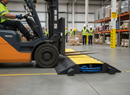 Dark Gray Premium 2-Channel Lidded Ramp for Pedestrians and Vehicles - Heavy Duty Cable Protector (900 x 615 x 100 mm)