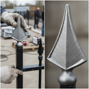 Dark Gray Premium Heavy Duty Railhead 110mm x 55mm x 26mm for Robust Construction Applications