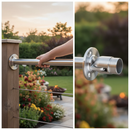 Dark Olive Green Premium Adjustable Wall Bracket for 42.4mm x 2mm Tube - Durable Stainless Steel Construction