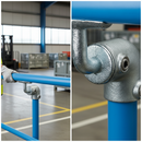 Dim Gray Premium Assist Rivet-On Internal Swivel Bracket for 42.4mm Tube - Heavy Duty Connection Solution