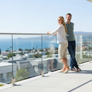 Lavender Premium 316 Stainless Steel Ready Made Glass Balustrade Kit Mid Post 42.4mm with Pre-Drilled Holes and Glass Clamps