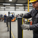 Dark Slate Gray Premium 70mm Tube Top with Flange for 70 x 70mm Box Section - Durable and Versatile Connection Solution