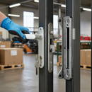 Dark Slate Gray Premium Heavy Duty Lock Kit for 50mm Box Section with Stainless Steel Mechanism and Adjustable Self-Latching Bolt
