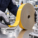 Expanded Grey Silicone Self-Adhesive Rubber Strip – High Temperature Sponge Seal