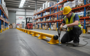 Dim Gray Premium Durable Kerb Stopper with Steel Tube Construction and Fixing Plates - 2500mm Long x 170mm High