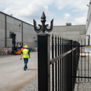 Black Premium Weldable Cast Steel Badge 125mm x 130mm - Durable and Versatile for Various Applications