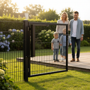 White Smoke Premium Motorised Gate Closer for Pedestrian Swing Gates with Integrated Electronics and Vandal-Proof Design