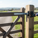 Dark Slate Gray Premium Heavy Duty Wooden Gate Hinge 300 x 300mm with 700kg Weight Capacity for Secure Installation