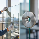 Alice Blue Premium 40mm Diameter Round Disc for Weldable Glass Clamps - High-Performance and Durable