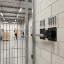 Dark Gray Premium Wall Mounting Kit for High-Performance Gate Closer - Adjustable Steel Plates for Easy Installation