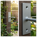 Dark Olive Green Premium Adjustable Bracket 12mm Stud with Dimensions 135x50x5mm for Versatile Applications