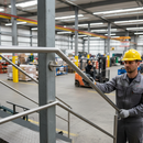 Dark Gray Premium Tube to Tube Support 48.3mm x 2mm - Heavy Duty Stainless Steel Construction for Structural Applications