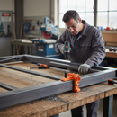 Dark Slate Gray Premium Assembly Jig for Quick Installation of Gate Closers with Drill Set and Quick-Fix Expanders
